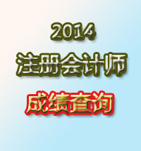 2014注冊會計師考試成績查詢
