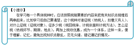 2015注冊會計師考試稅法文字課堂