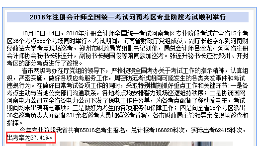 河南2018年注冊(cè)會(huì)計(jì)師出考率.png