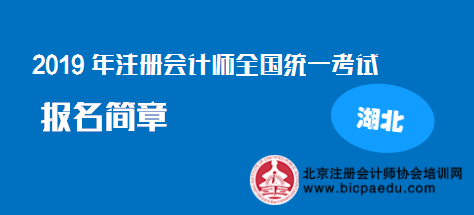 2019年注冊會計師湖北報名簡章.png